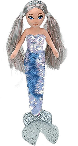 Ty Medium Reversible Sequin Mermaid - Athena, Ty Inc, Athena, Athena Mermaid, cf-type-stuffed-animal, cf-vendor-ty-inc, Flip Sequin Ty, Flippable Sequin, Flippable Sequin Mermaid, Mermaid, Me