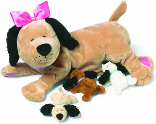 Manhattan Toy Co Nursing Nana Dog, Manhattan Toy Co, Dog, Dog Stuffed Animal, Manhattan Toy Co, Nursing Nana Dog, Puppy, Stuffed Animal - Basically Bows & Bowties