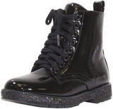MIA Kids Giuletta Boot - Black, MIA Shoes, cf-size-5, cf-type-boot, cf-vendor-mia-shoes, Combat Boot, JAN23, MIA, Mia Boot, Mia Kids, Mia Kids Shoes, Mia Shoes, Patent Leather Boot, Shoe, Sho