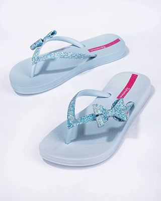 Ipanema Kid's Ana Sparkle Bow Flip Flop - Blue, Ipanema, Ana Sparkle Bow Flip Flop, Ana Sparkle Flip Flop, Bow Flip Flop, cf-size-1, cf-size-2, cf-size-9, cf-type-sandal, cf-vendor-ipanema, F