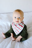 Copper Pearl Jolly Bandana Bib Set, Copper Pearl, All Things Holiday, Baby Shower, Baby Shower Gift, Bandana Bib Set, Bandana Bibs, Bandanna Bibs, Christmas Bib, Christmas in July, Copper Pea