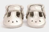 Freshly Picked Newborn Platinum Mary Jane Soft Sole Moccasins, Freshly Picked, Cyber Monday, Freshly Picked, Freshly Picked Mary Jane Soft Sole Moccasins, Freshly Picked Moc, Freshly Picked M