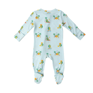 Angel Dear Blue Beach Avocados Footie with Zipper, Angel Dear, angel Dear, Angel Dear Bamboo Footie, Angel Dear Blue Beach Avocados, Angel Dear Footie with Zipper, Angel Dear SS22, Bamboo Foo