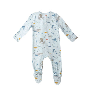 Angel Dear Deep Blue Explorer Footie with Zipper, Angel Dear, angel Dear, Angel Dear Bamboo Footie, Angel Dear Deep Blue Explorer, Angel Dear Footie with Zipper, Angel Dear SS22, Bamboo Footi