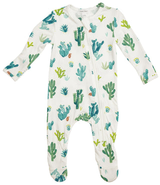 Angel Dear Cactus Ivory Bamboo Footie with Zipper, Angel Dear, Angel Avocize, angel Dear, Angel Dear Avo-Cize, Angel Dear Avo-Cize Bamboo Footie with Zipper, Angel Dear Avocado, Angel Dear Ba
