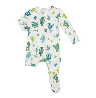 Angel Dear Cactus Ivory Bamboo Footie with Zipper, Angel Dear, Angel Avocize, angel Dear, Angel Dear Avo-Cize, Angel Dear Avo-Cize Bamboo Footie with Zipper, Angel Dear Avocado, Angel Dear Ba