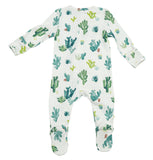 Angel Dear Cactus Ivory Bamboo Footie with Zipper, Angel Dear, Angel Avocize, angel Dear, Angel Dear Avo-Cize, Angel Dear Avo-Cize Bamboo Footie with Zipper, Angel Dear Avocado, Angel Dear Ba