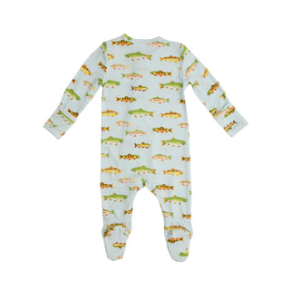Angel Dear Freshwater Fish Footie with Zipper, Angel Dear, angel Dear, Angel Dear Bamboo Footie, Angel Dear Fall 2021, Angel Dear Footie with Zipper, Angel Dear Freshwater Fish, Bamboo Footie