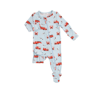 Angel Dear Firetruck Footie with Zipper, Angel Dear, angel Dear, Angel Dear Bamboo Footie, Angel Dear Fall 2021, Angel Dear Firetruck, Angel Dear Footie with Zipper, Bamboo Footie, CM22, Foot