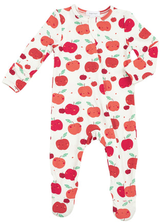 Angel Dear Apple Orchard Bamboo Footie with Zipper, Angel Dear, angel Dear, Angel Dear Apple Orchard, Angel Dear Apple Orchard Bamboo Footie with Zipper, Angel Dear Bamboo Footie, Angel Dear 