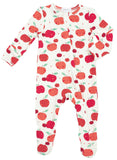 Angel Dear Apple Orchard Bamboo Footie with Zipper, Angel Dear, angel Dear, Angel Dear Apple Orchard, Angel Dear Apple Orchard Bamboo Footie with Zipper, Angel Dear Bamboo Footie, Angel Dear 