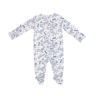 Angel Dear Nautical Notebook 2 Way Zipper Footie, Angel Dear, angel Dear, Angel Dear Bamboo Footie, Angel Dear Footie with Zipper, Angel Dear SS23, Bamboo Footie, cf-size-0-3-months, cf-size-