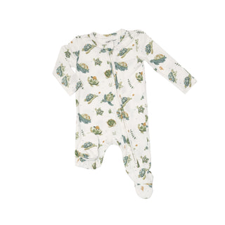 Angel Dear Sea Turtles 2 Way Zipper Footie, Angel Dear, angel Dear, Angel Dear Bamboo Footie, Angel Dear Footie with Zipper, Angel Dear SS23, Bamboo Footie, Footie with Zipper, Sea Turtles, F