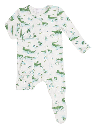 Angel Dear Gators Bamboo Footie with Zipper, Angel Dear, Angel Dear, Angel Dear Footie with Zipper, Angel Dear Gators, Angel Dear Gators Footie with Zipper, Angel dear Spring 2021, CM22, JAN2