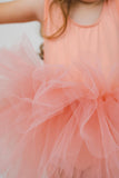 Mila & Rose Bright Peach Tank Leotard Tutu Dress, Mila & Rose, Bright Peach Tank Leotard Tutu Dress, cf-size-12-24-months, cf-size-4t, cf-type-dress, cf-vendor-mila-&-rose, CM22, Leotard Tutu