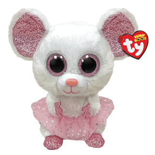 Ty Nina the Mouse Beanie Boo - Small, Ty Inc, Beanie, Beanie Boo, cf-type-beanie-boo, cf-vendor-ty-inc, Stuffed Animal, Ty, Ty Beanie Boo, Ty Cat, Ty Inc, Ty Nina the Mouse Beanie Boo, Ty Plu