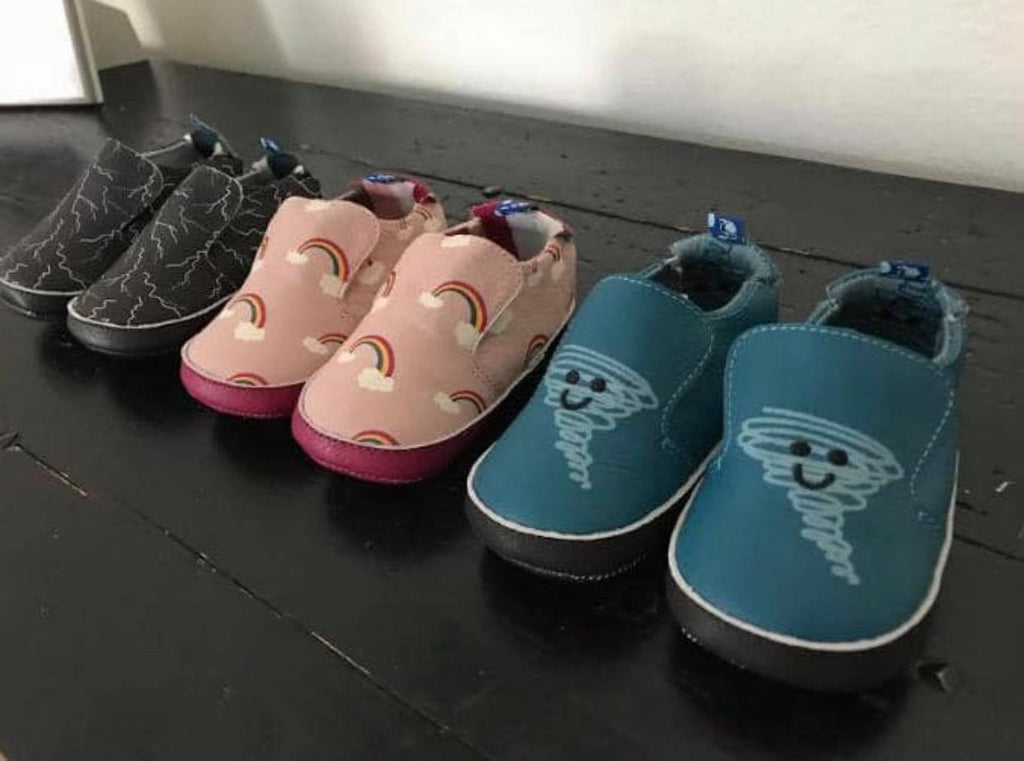 KicKee Pants Zebra Lightning Leather Slip on Shoe Basically Bows