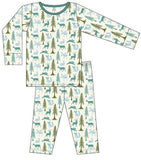 KicKee Pants Natural Woodland Holiday All Over L/S Pajama Set, KicKee Pants, All Things Holiday, Christmas, Christmas in July, Christmas Pajamas, CM22, Els PW 5060, Els PW 8258, End of Year, 