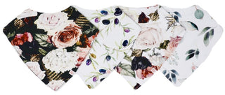 Posh Peanut Secret Garden 4 Pack Bandana Bib Set, Posh Peanut, Baby Girl Bibs, Bandana Bib Set, Bandana Bibs, Bib Set, Bibs, Floral Bibs, Posh Peanut, Posh Peanut Bib, Posh Peanut Bib Set, Po