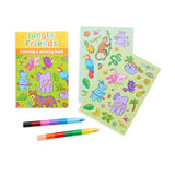 Ooly Mini Traveler Coloring & Activity Kit - Jungle Friend, Ooly, Art Supplies, Book, Camp Gift, Camp Gifts, cf-type-toys-&-books, cf-vendor-ooly, Coloring & Activity Kit, Coloring Book, Jung