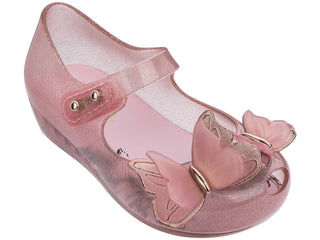 Mini Melissa Ultragirl Fly III - Pink Glitter with Pink, Mini Melissa, Butterfly Shoes, Mini Melissa, Mini Melissa B utterfly, Mini Melissa Butterfly, mini melissa grendene, Mini Melissa Shoe