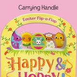 Happy & Hoppy Easter Flip A Flap Board Book, Cottage Door Press, Board Book, cf-type-print-books, cf-vendor-cottage-door-press, Cottage Door Press, Easter, EB Baby, EB Boy, EB Boys, EB Girls,