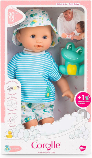 Corolle Baby Bath Doll - Marin, Corolle, 12" Doll, Baby Bathe Marin, Bath Doll, Bath Toy, Bath Toys, Bath Tub Doll, cf-type-dolls, cf-vendor-corolle, Corolle, Corolle Baby Bath, Corolle Bath 