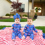 Gigi and Max Legend Zip One Piece, Gigi and Max, 4th of July, cf-size-newborn-footed, cf-type-baby-one-pieces, cf-vendor-gigi-and-max, CM22, Gigi & Max, Gigi & Max 4th of July, Gigi & Max Leg