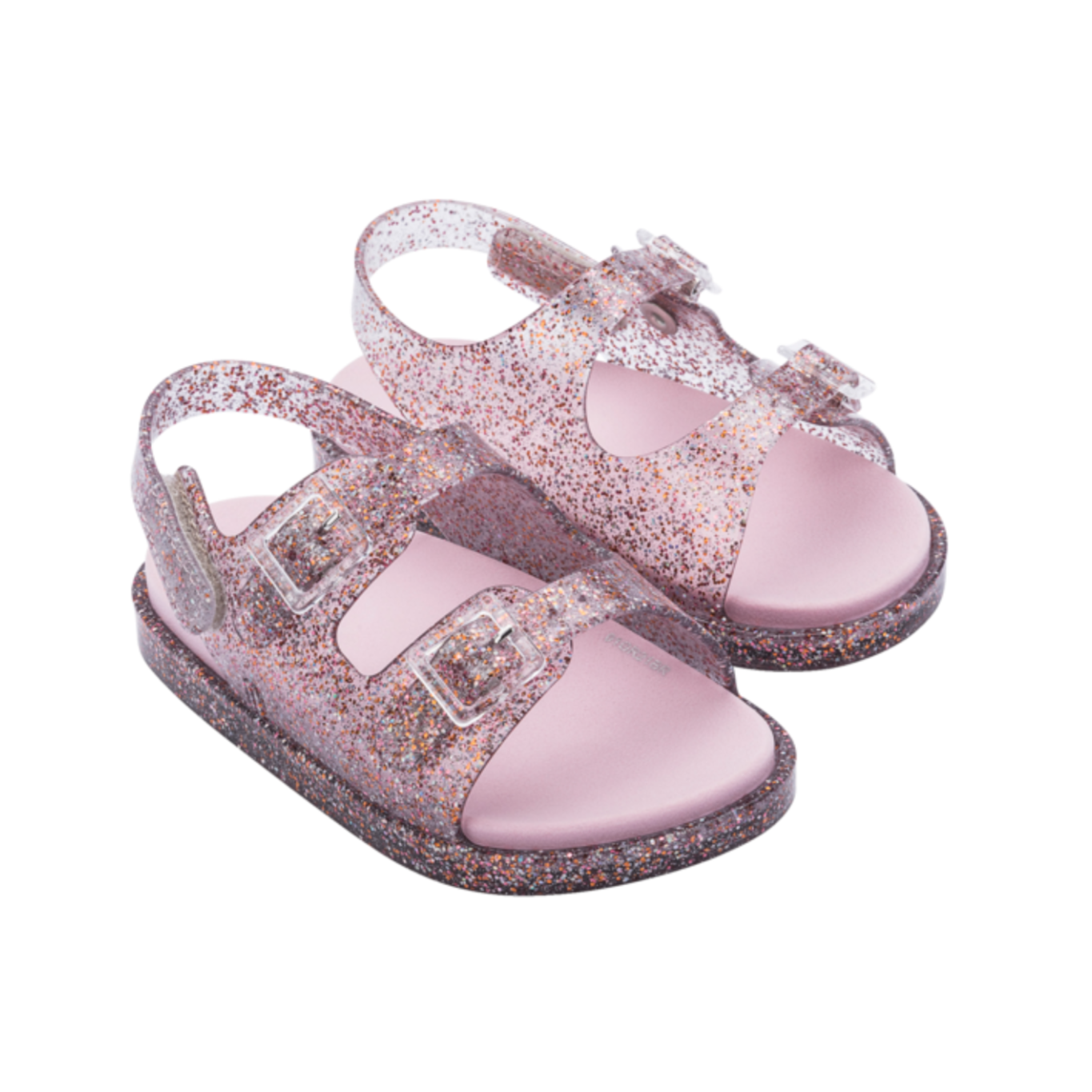 Mini melissa sales flox rosa glitter