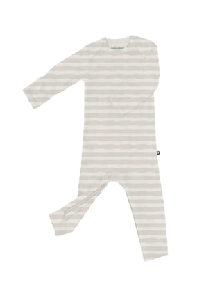 Gunamuna Convertible Romper Footie - Stripes, Gunamuna, Convertible Romper, Footie, Footie with Zipper, Gunamuna, Gunamuna Convertible Romper, Gunamuna Convertible Romper Footie, Romper - Bas