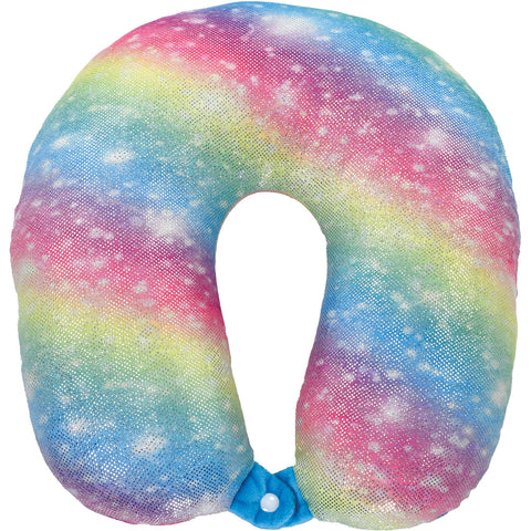 Iscream Shimmering Rainbow Neck Pillow, Iscream, Camp Gift, EB Girls, iscream, Iscream Shimmering Rainbow, Iscream Shimmering Rainbow Neck Pillow, Iscream Tie Dye, iscream-shop, Neck Pillow, 