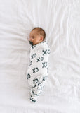 Copper Pearl XOXO Knit Swaddle Blanket, Copper Pearl, Copper Pearl, Copper Pearl Swaddling Blanket, Copper Pearl XOXO, Copper Pearl XOXO Knit Swaddle Blanket, Knit Swaddle Blanket, Swaddling 