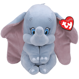 Ty Dumbo Sparkle Stuffed Animal - Medium, Ty Inc, Disney Dumbo, Dumbo, Dumbo Stuffed Animal, Medium Dumbo, Ty, Ty Disney, Ty Stuffed Animal, Stuffed Animal - Basically Bows & Bowties