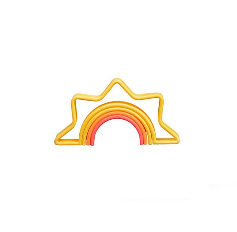 Dena Neon Sun Small Stacking Toy, Dena, cf-type-toy, cf-vendor-dena, Dena, Dena Neon Sun Small Stacking Toy, Dena Sun Small Stacking Toy, Dena Teether, Dena Toy, Stocking Stuffer, Stocking St