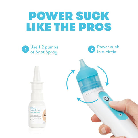 NoseFrida Snot Sucker Nasal Aspirator