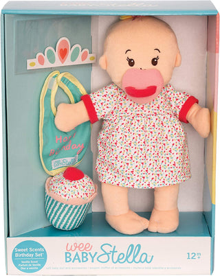Manhattan Toy Co Wee Baby Stella Sweet Scents Birthday Set, Manhattan Toy Co, Baby Doll, Baby Stella, Birthday, cf-type-dolls, cf-vendor-manhattan-toy-co, Doll, Manhattan Toy Co, Manhattan To