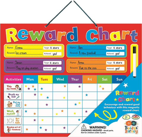 Buddy & Barney Reward Chart, Buddy & Barney, Behavior Chart, Buddy & Barney, cf-vendor-buddy-&-barney, Reward Chart, Toy, Toys,  - Basically Bows & Bowties