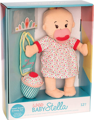 Manhattan Toy Co Wee Baby Stella Sweet Scents Birthday Set, Manhattan Toy Co, Baby Doll, Baby Stella, Birthday, cf-type-dolls, cf-vendor-manhattan-toy-co, Doll, Manhattan Toy Co, Manhattan To