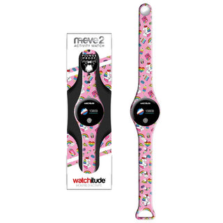 Watchitude Unicorn Treats Move 2 Activity Watch, Watchitude, Activity Watch, Girls Watch, Move Watch, Unicorn, Unicorns, Watch, Watch for Girls, Watches, Watchitude, Watchitude Activity Track