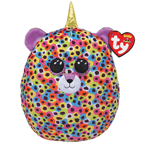 Ty Squish A Boo - Giselle the Leopard, Ty Inc, Giselle the Multi Color Leopard, Squish a Boo, Ty, Ty Giselle, Ty Giselle the Leopard, Ty Inc, Ty Plush, Ty Squish, Ty Squish A Boo, Ty Squish A