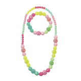 Great Pretenders Vividly Vibrant Necklace & Bracelet Set, Great Pretenders, Creative Education, EB Girls, Great Pretenders, Great Pretenders Necklace & Bracelet Set, Jewelry, Little Girls Jew