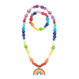 Great Pretenders Double Rainbow Necklace & Bracelet Set, Great Pretenders, cf-type-jewelry-sets, cf-vendor-great-pretenders, Creative Education, Great Pretenders, Great Pretenders Necklace & 