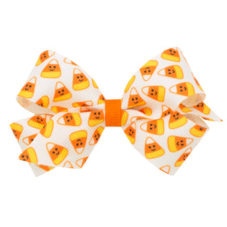 Mini Halloween Print Grosgrain Hair Bow on Clippie - 9 Styles, Wee Ones, Alligator Clip, Alligator Clip Hair Bow, Clippie, Clippie Hair Bow, Hair Bow, Hair Bow on Clippie, Hair Bows, Hallowee