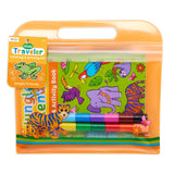 Ooly Mini Traveler Coloring & Activity Kit - Jungle Friend, Ooly, Art Supplies, Book, Camp Gift, Camp Gifts, cf-type-toys-&-books, cf-vendor-ooly, Coloring & Activity Kit, Coloring Book, Jung