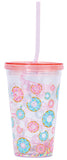 Iscream Donut cup with Straw, Iscream, cf-type-water-bottle, cf-vendor-iscream, Donut Cup, EB Girls, Iscream, Iscream Cup, Iscream Donut, Iscream Donut Cup, Iscream Donut cup with Straw, iscr
