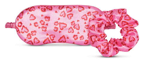 Iscream Lovely Leopard Eye Mask and Scrunchie Set, Iscream, Camp, Camp gear, Camp Gift, Camp Gifts, EB Girls, Eye Mask, Gift Set, Iscream, Iscream Eye Mask, Iscream Eye Mask and Scrunchie Set