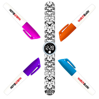 Watchitude Butterfly Color Me Digital Slap Watch, Watchitude, Slap Watch, Tween Gift, Watch, Watches, Watchitude, Watchitude Butterfly, Watchitude Color Me Digital Slap Watch, Watchitude Digi