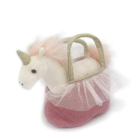 Mon Ami Ophelia Unicorn Plush Toy in Purse, Mon Ami, cf-type-stuffed-animals, cf-vendor-mon-ami, Mon Ami, Mon Ami Designs, Mon Ami Unicorn, Ophelia, Ophelia Unicorn Plush Toy in Purse, Plush 