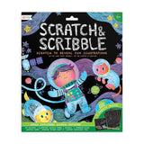Ooly Scratch and Scribble Art Kit - Space Explorer, Ooly, Art Supplies, Arts & Crafts, cf-type-toy, cf-vendor-ooly, EB Boys, Ooly, Ooly Large Scratch and Scribble Art Kit, Ooly Large Space Sc