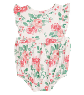 Angel Dear Rose Garden Bamboo Ruffle Sunsuit, Angel Dear, angel Dear, Angel Dear Bamboo Ruffle Sunsuit, Angel Dear Bubble, Angel Dear Rose Garden, Angel Dear Ruffle Sunsuit, Angel dear Spring